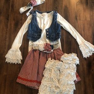 Mustard Pie girls outfit.